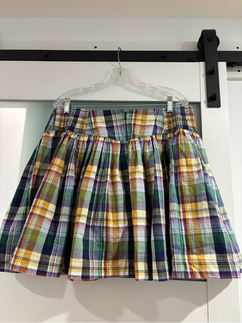 Maeve basque waist plaid skort. - Picture 9 of 11